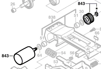 Galet réf. 2 606 625 904 BOSCH